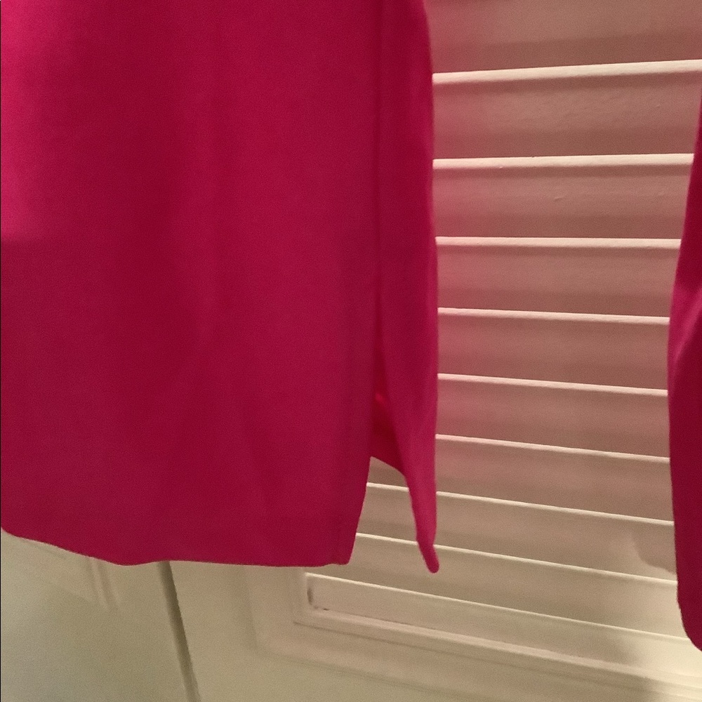 SOLD. Jude Connally Hot Pink Quarter Zip Ashley Top Size Small - Picture 5 of 10